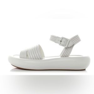 Christian Louboutin manolasummer white Bianco sandal flat sz 38